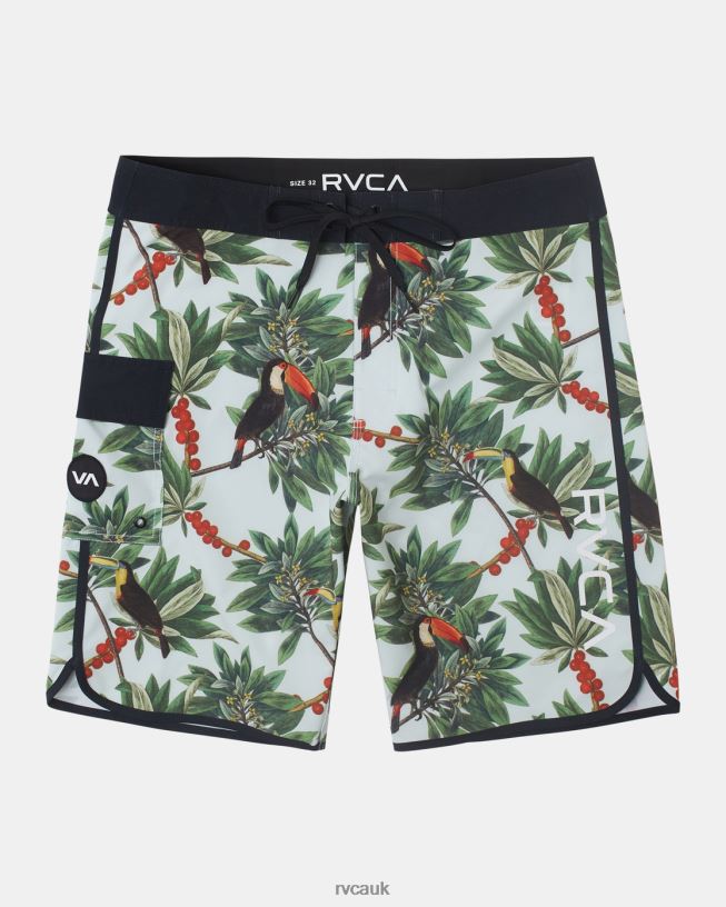 green tea Eastern Boardshorts 20 Unisex L888X181 RVCA Bottoms