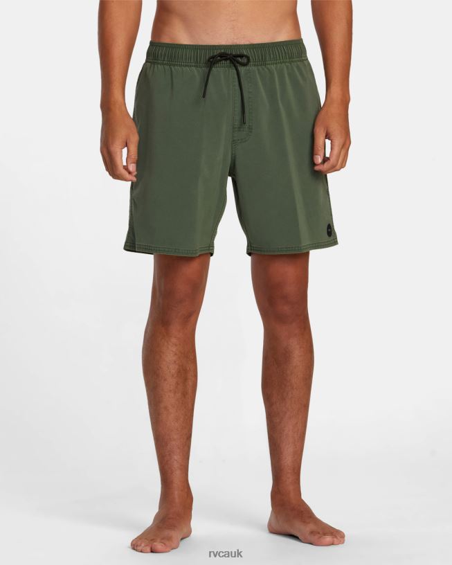 jade VA Pigment Elastic Waist Boardshorts 17 Unisex L888X447 RVCA Bottoms