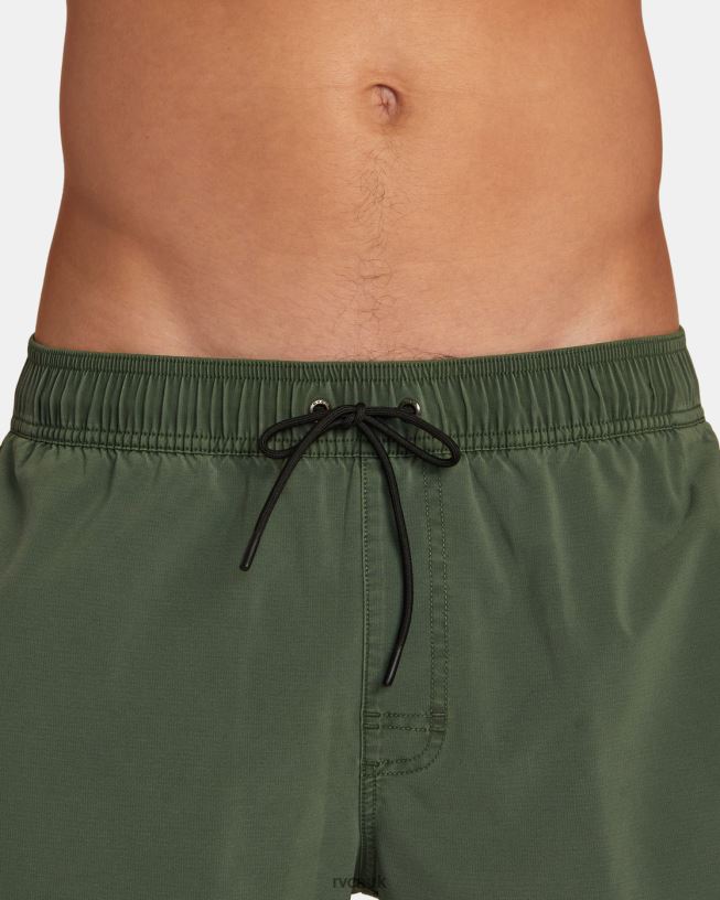 jade VA Pigment Elastic Waist Boardshorts 17 Unisex L888X447 RVCA Bottoms