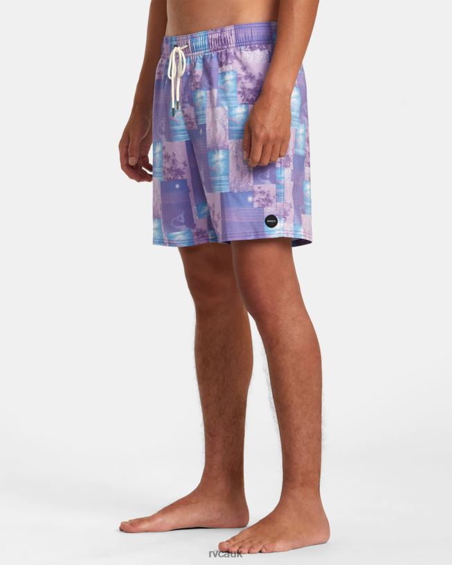light purple Colin Sussingham Elastic Boardshorts 17 Unisex L888X61 RVCA Bottoms