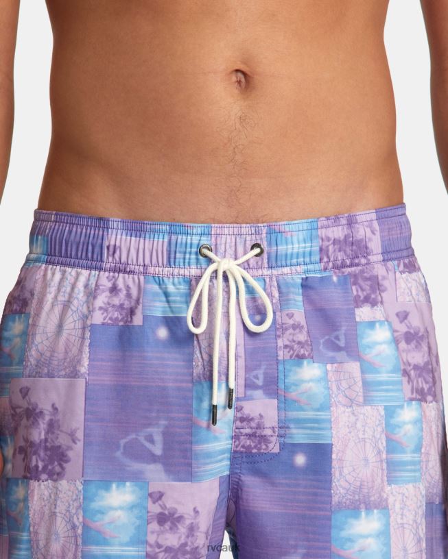 light purple Colin Sussingham Elastic Boardshorts 17 Unisex L888X61 RVCA Bottoms