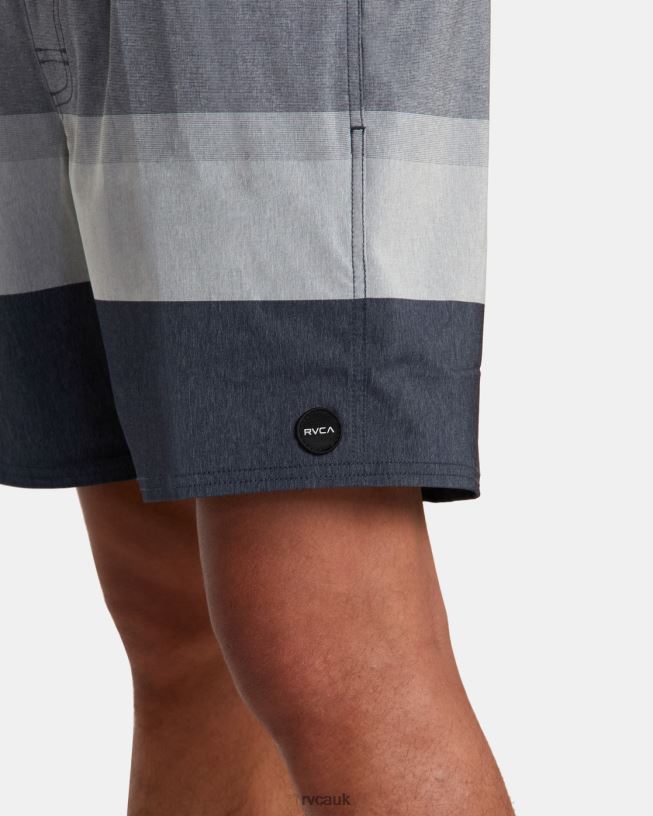 moody blue Westport Yarndye Elastic Waist Boardshorts 17 Unisex L888X39 RVCA Bottoms