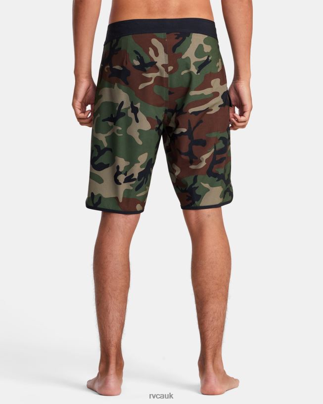 woodland camo Eastern Boardshorts 20 Unisex L888X611 RVCA Bottoms