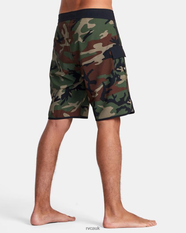 woodland camo Eastern Boardshorts 20 Unisex L888X611 RVCA Bottoms