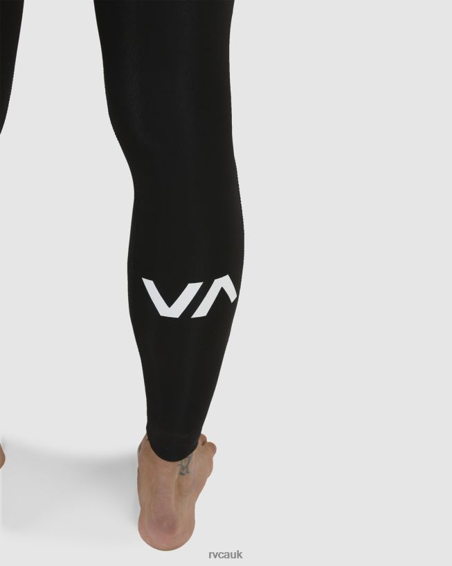 black 3/2 Balance Back Zip Fullsuit Unisex L888X647 RVCA Clothing