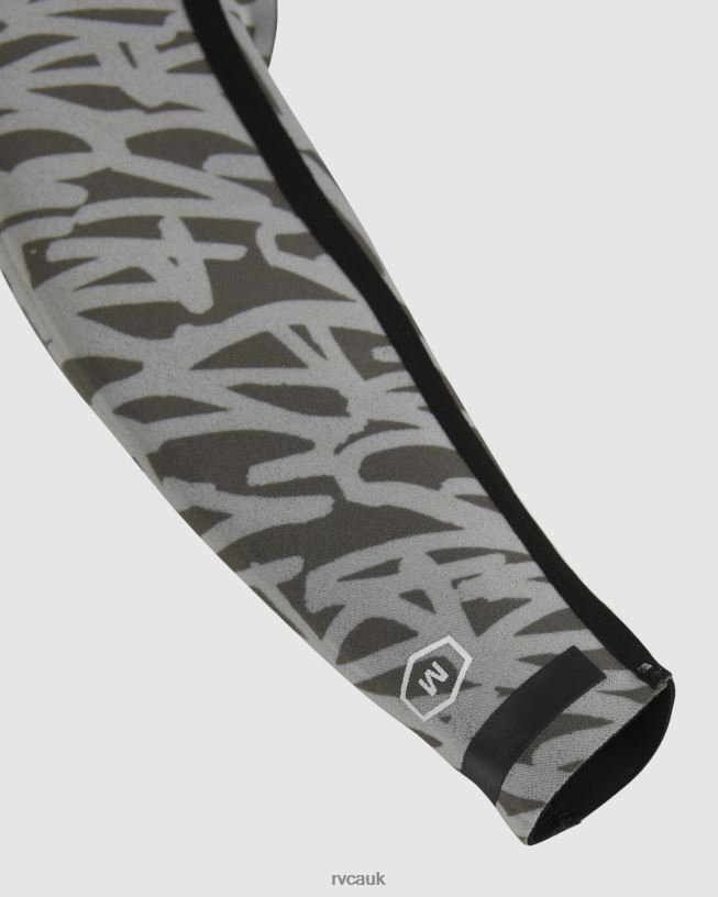 black 3/2 Balance Chest Zip Fullsuit Unisex L888X617 RVCA Clothing