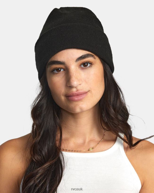 rvca black Essential Beanie Women L888X1308 RVCA Accessories