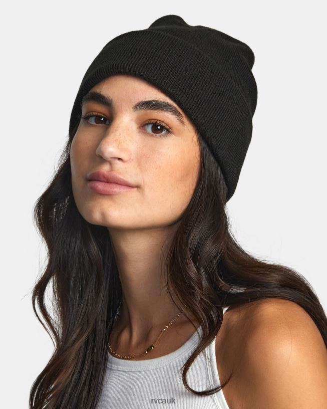 rvca black Essential Beanie Women L888X1308 RVCA Accessories
