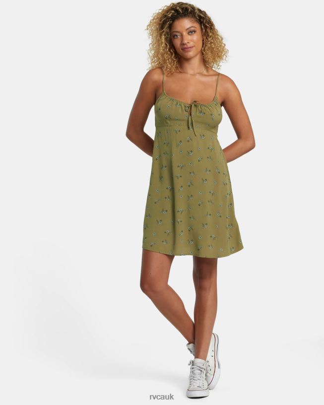 aloe Hillside Mini Dress Women L888X1224 RVCA Clothing