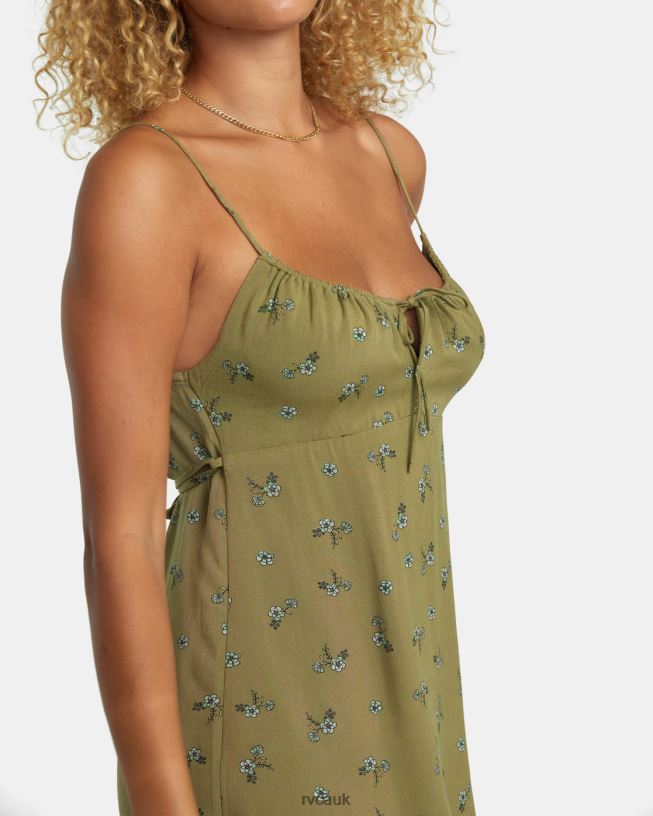 aloe Hillside Mini Dress Women L888X1224 RVCA Clothing