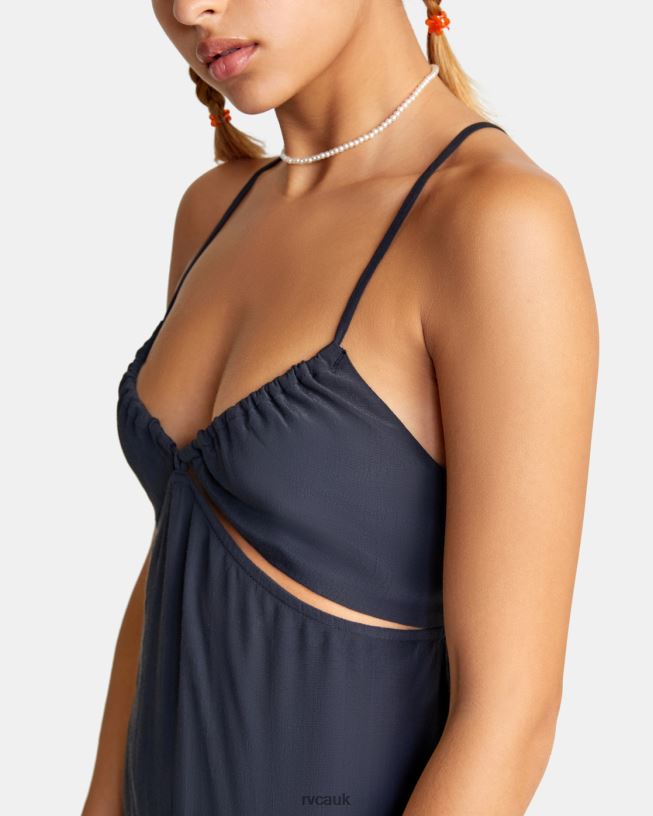 black No Judgement Midi Dress Women L888X1535 RVCA Clothing