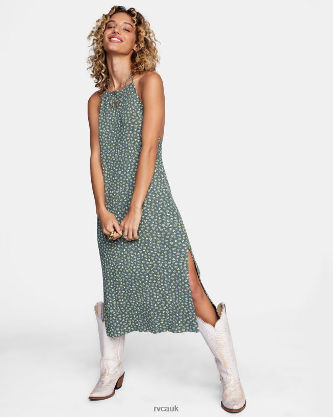 cactus Endless Fun Midi Dress Women L888X1697 RVCA Clothing