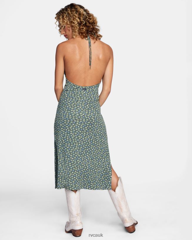 cactus Endless Fun Midi Dress Women L888X1697 RVCA Clothing