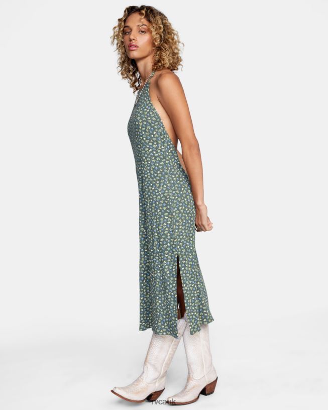 cactus Endless Fun Midi Dress Women L888X1697 RVCA Clothing