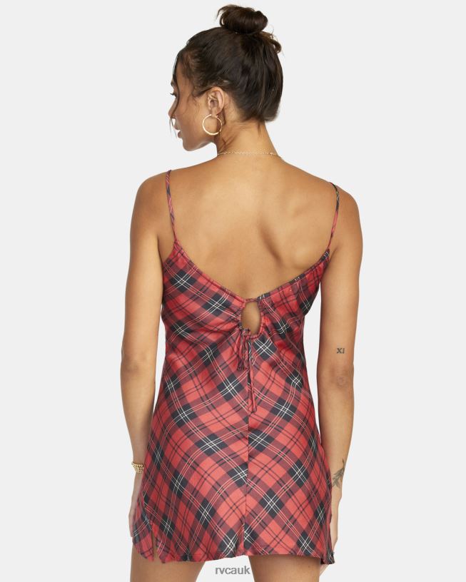 chrysanthemum Blake Mini Slip Dress Women L888X1652 RVCA Clothing