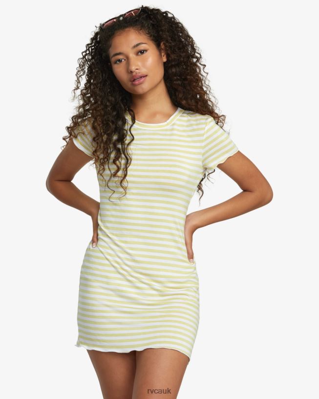 golden Rover T-Shirt Dress Women L888X1183 RVCA Clothing