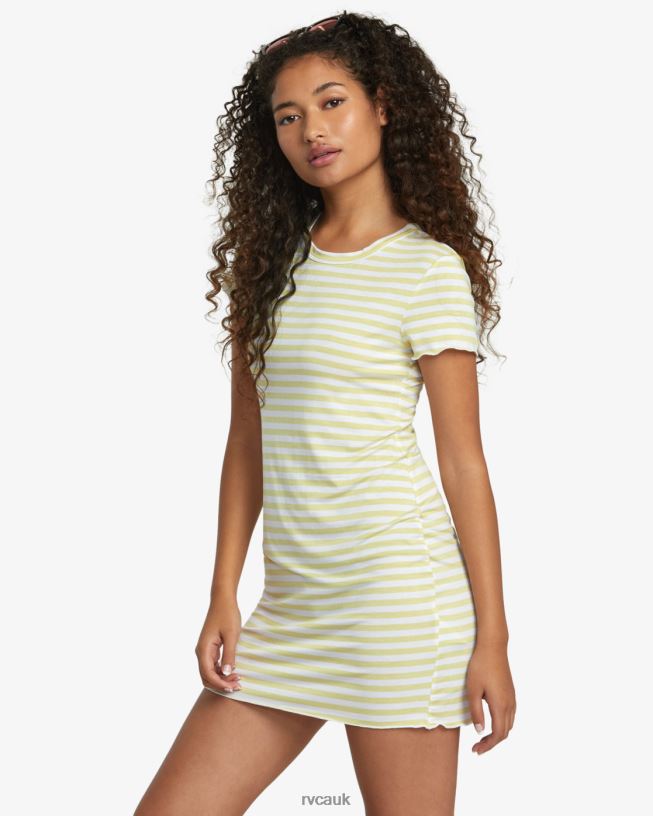 golden Rover T-Shirt Dress Women L888X1183 RVCA Clothing