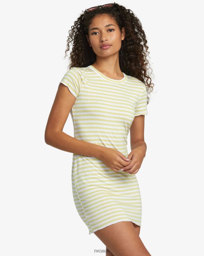 golden Rover T-Shirt Dress Women L888X1183 RVCA Clothing