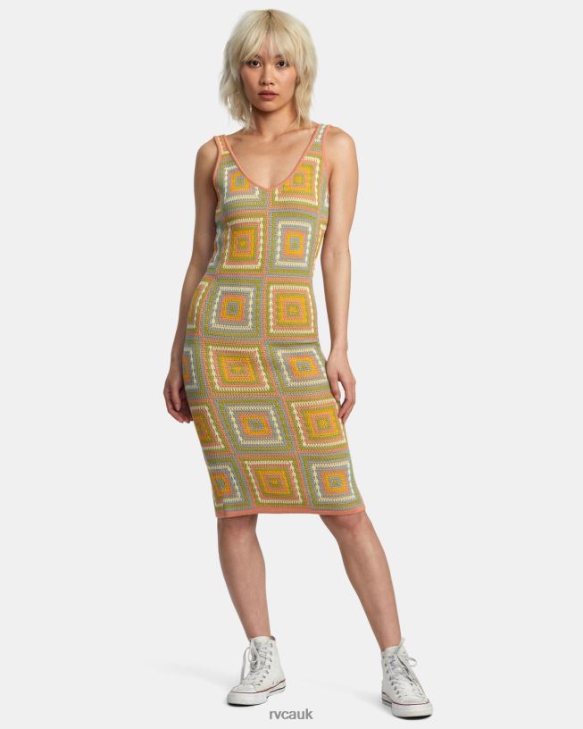 guava Squared Crochet Dress Women L888X1260 RVCA Clothing