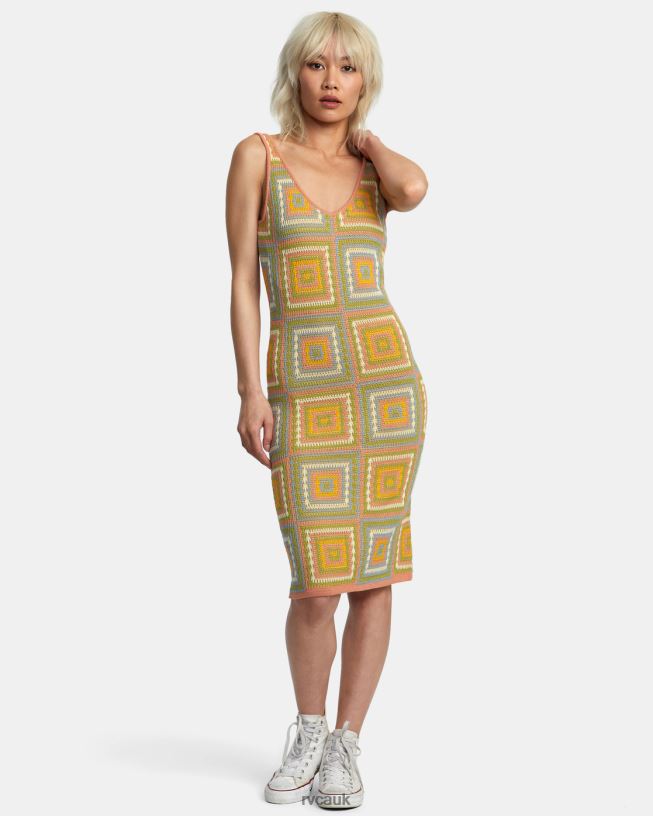 guava Squared Crochet Dress Women L888X1260 RVCA Clothing