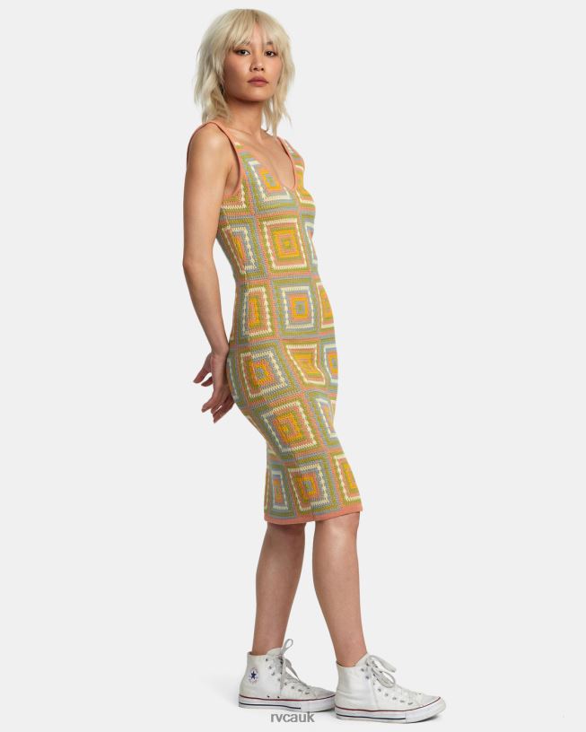 guava Squared Crochet Dress Women L888X1260 RVCA Clothing