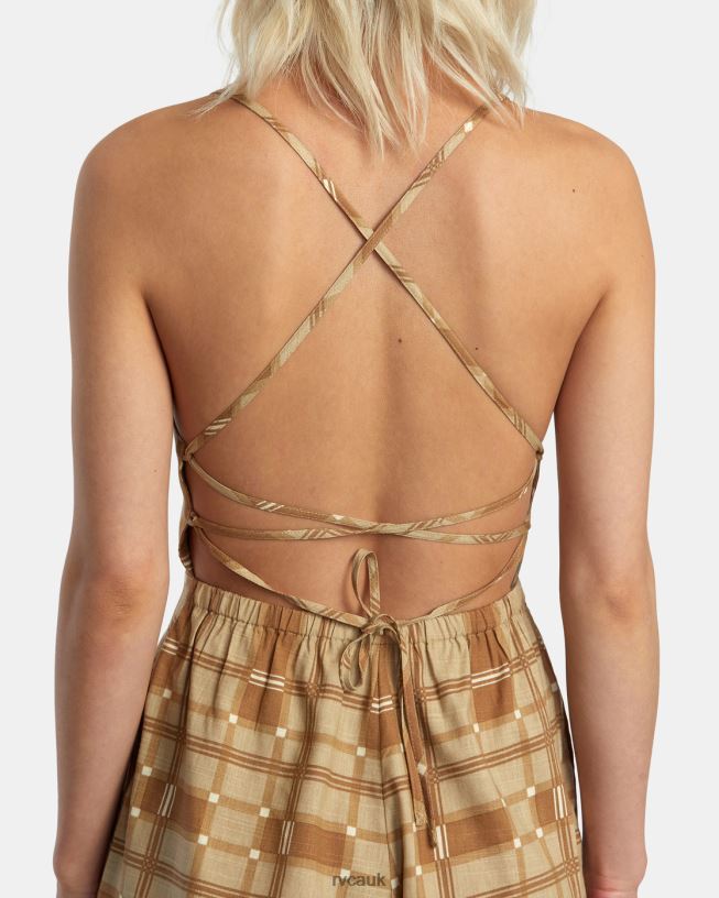 khaki Saturday Romper Women L888X1265 RVCA Clothing