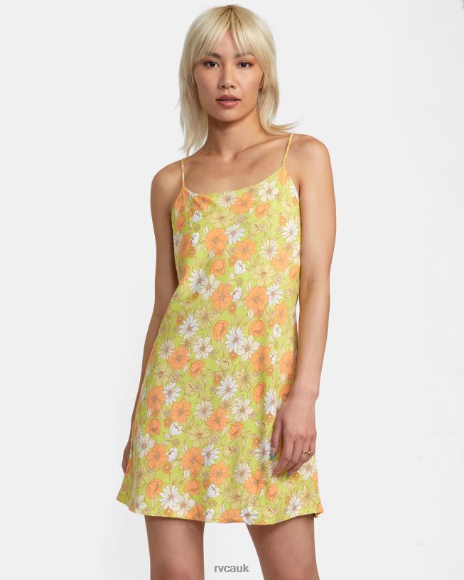 limeade Macarthur Midi Dress Women L888X1438 RVCA Clothing