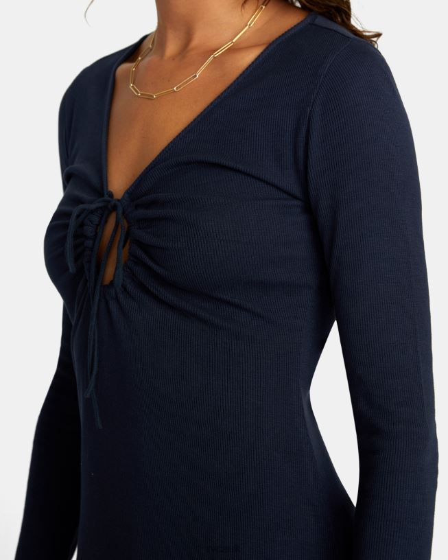 midnight Rosie Dress Women L888X1635 RVCA Clothing