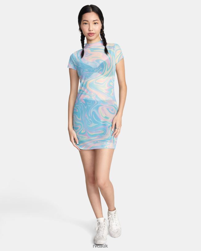 multi Phantasm Mini Dress Women L888X1479 RVCA Clothing