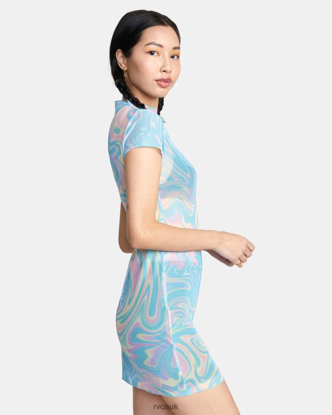multi Phantasm Mini Dress Women L888X1479 RVCA Clothing