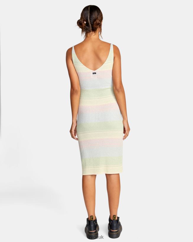 multi Wildfire Midi Dress Women L888X1463 RVCA Clothing