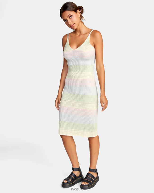 multi Wildfire Midi Dress Women L888X1463 RVCA Clothing