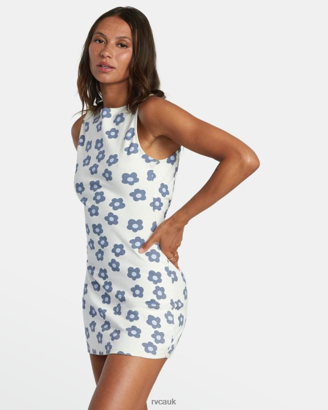 natural Gogo Mini Dress Women L888X1458 RVCA Clothing