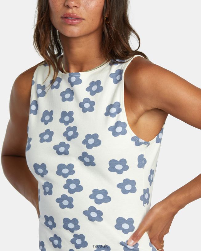 natural Gogo Mini Dress Women L888X1458 RVCA Clothing