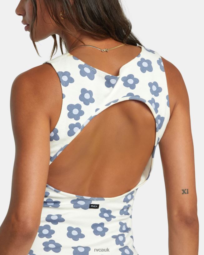 natural Gogo Mini Dress Women L888X1458 RVCA Clothing