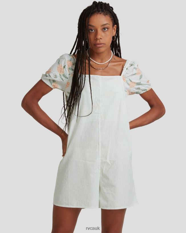 pistachio YACHT CLUB ROMPER Women L888X1574 RVCA Clothing