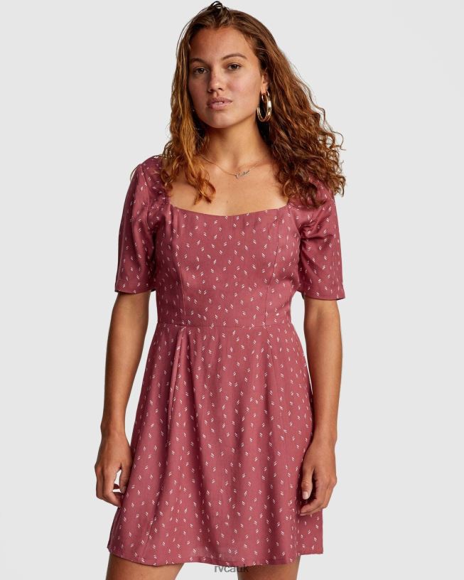 plum berry PEACHY DRESS Women L888X1731 RVCA Clothing