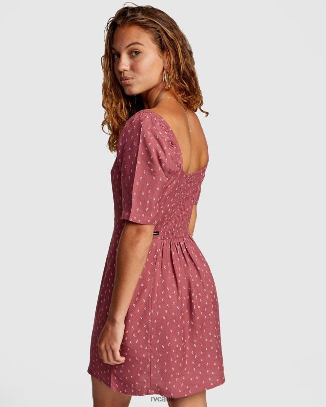 plum berry PEACHY DRESS Women L888X1731 RVCA Clothing