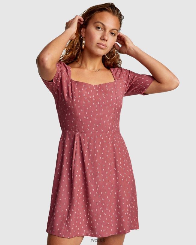 plum berry PEACHY DRESS Women L888X1731 RVCA Clothing