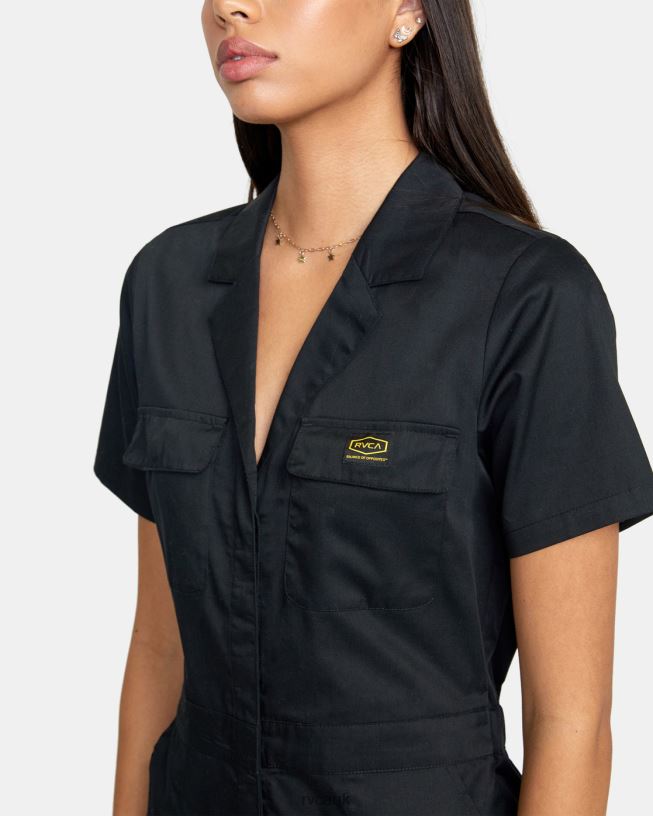 rvca black Recession Collection Jumpsuit Women L888X833 RVCA Clothing