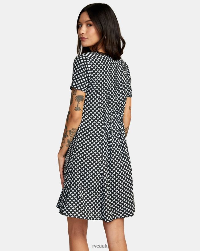 rvca black Understated Mini Dress Women L888X1098 RVCA Clothing