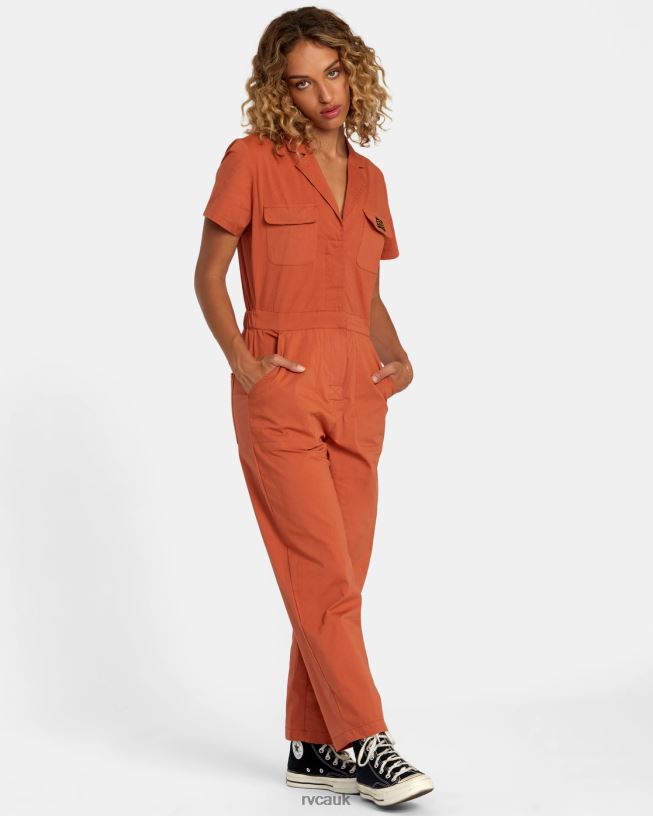 sandlewood Recession Collection Jumpsuit Women L888X1018 RVCA Clothing