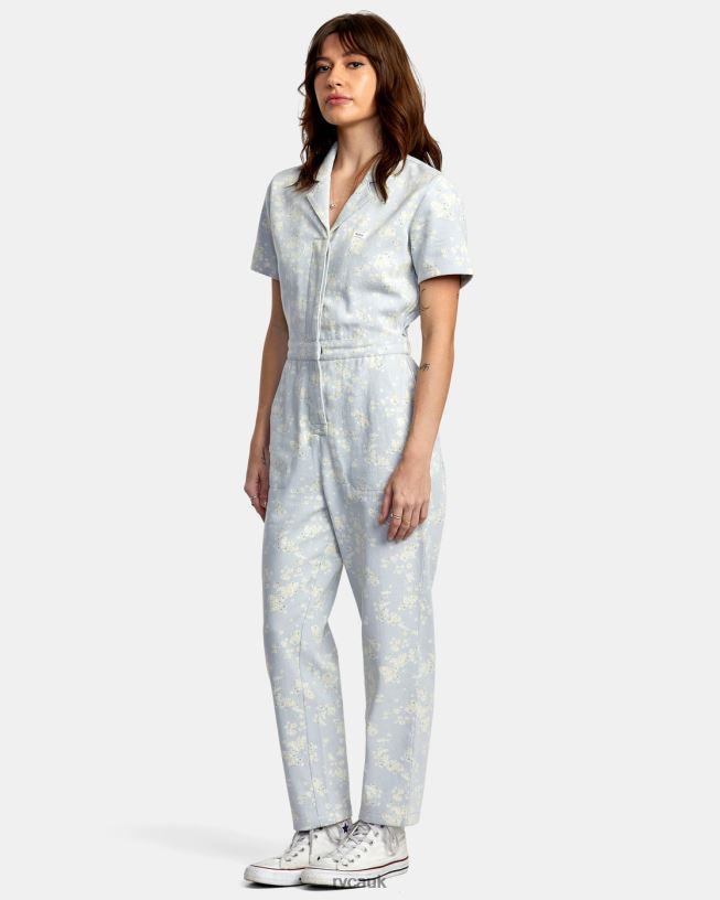 shore Nightshift Jumpsuit Women L888X1565 RVCA Clothing