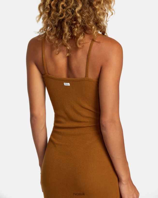 sienna Slink Midi Dress Women L888X1198 RVCA Clothing