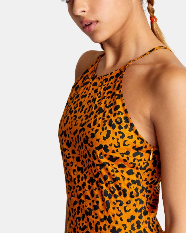 spice Perfect Strangers Mini Dress Women L888X1454 RVCA Clothing