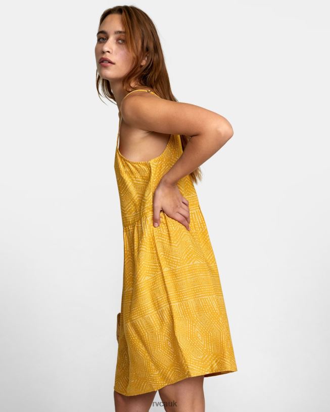 tinsel Nolan Printed Dress Women L888X1327 RVCA Clothing