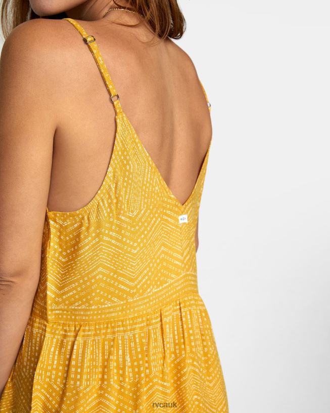 tinsel Nolan Printed Dress Women L888X1327 RVCA Clothing