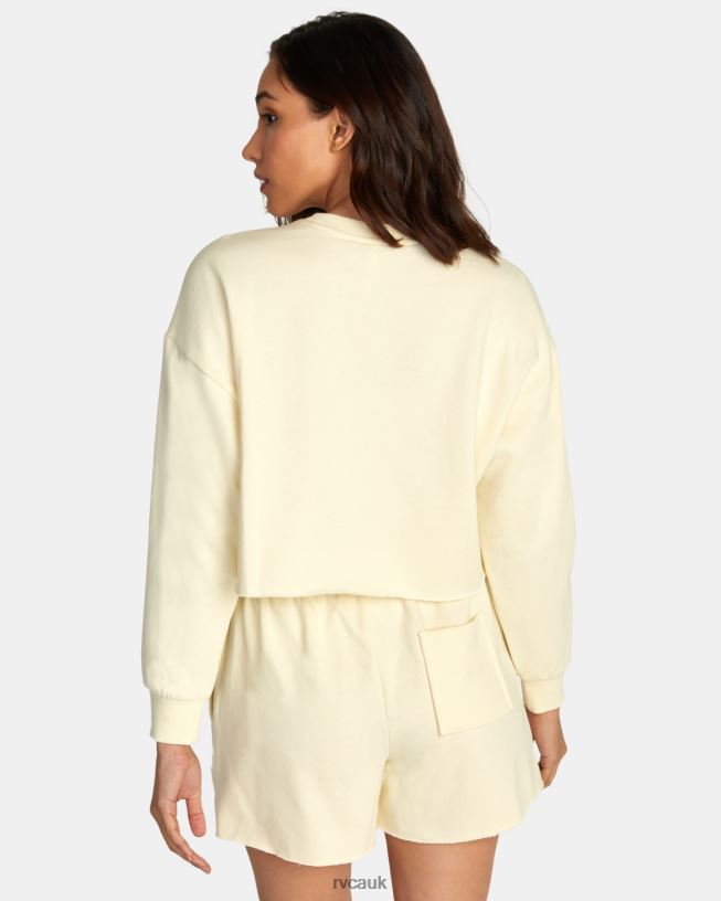 afterglow Test Drive Cropped Sweatshirt Women L888X1617 RVCA Clothing