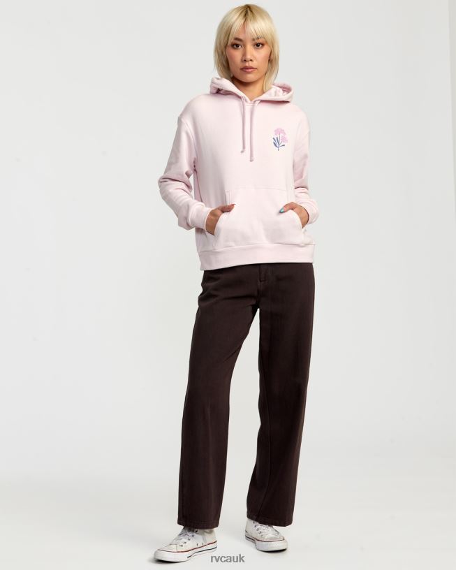 lilac Bloomed Radiate Hoodie Women L888X1362 RVCA Clothing