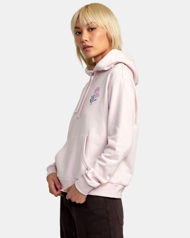 lilac Bloomed Radiate Hoodie Women L888X1362 RVCA Clothing